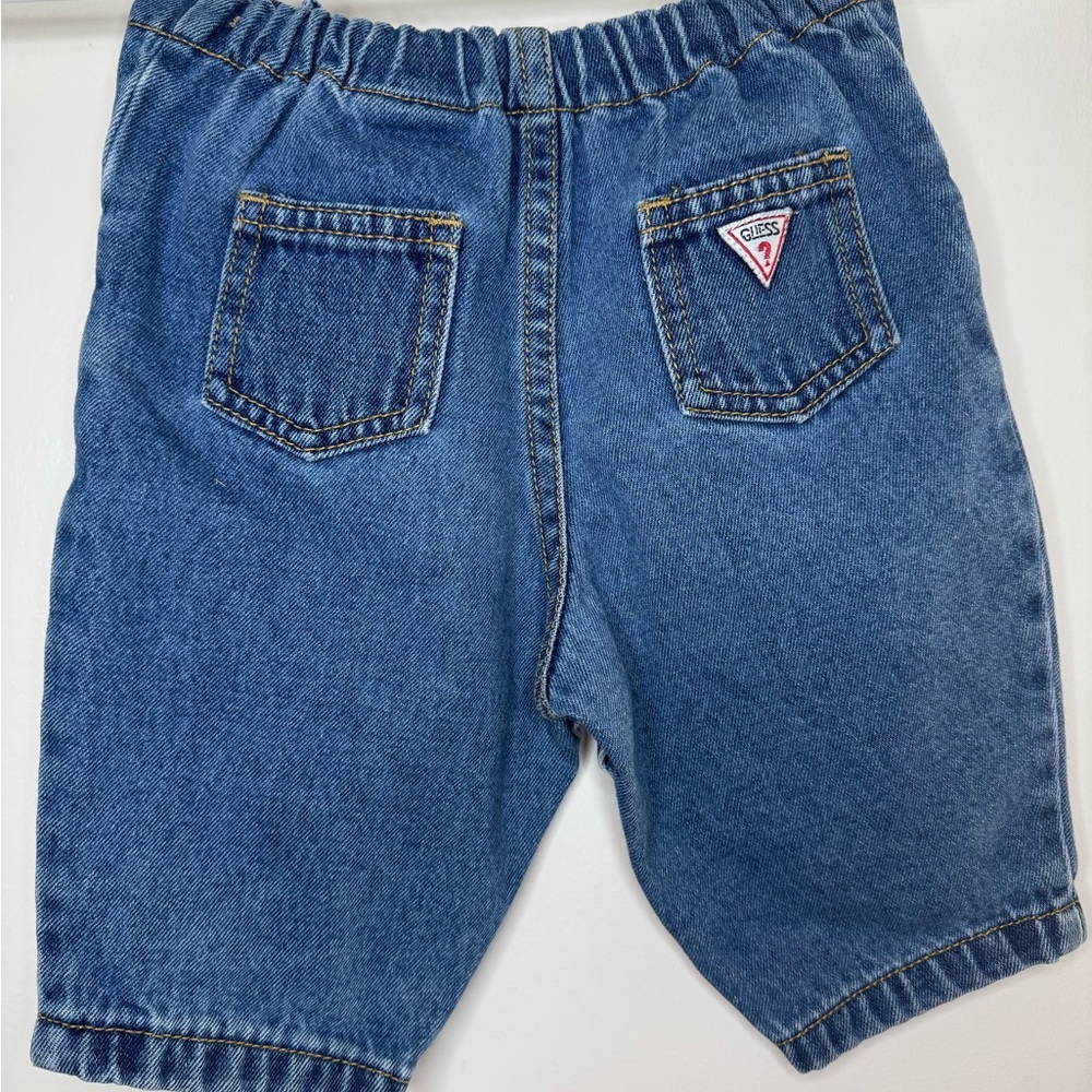 Guess Blue Jeans Elastic Waistband Relaxed Fit Size 6M - Picture 4 of 4